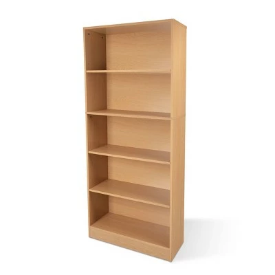 64.8" Oskar 5 Shelf Bookcase - Atlantic Espresso 8 64.8" Oskar 5 Shelf Bookcase - Atlantic Espresso - Image 6