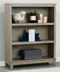 Delta Children Farmhouse Bookcase Textured White