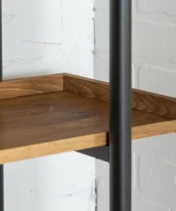 68" 5 Tray Shelf Urban Pipe X Back Bookshelf - Saracina Home Driftwood -Bookshelves Sales Shop unnamed file 3514