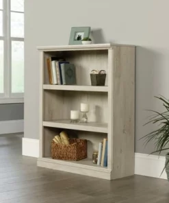 43.78" Decorative Bookshelf Brown 3 Number Of Shelves Chestnut - Sauder