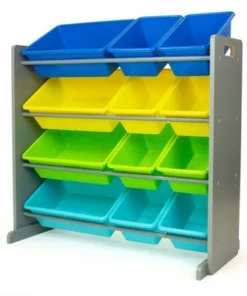 Elements Toy Storage Organizer with 12 Storage Bins - Humble Crew 13 Elements Toy Storage Organizer with 12 Storage Bins - Humble Crew -Bookshelves Sales Shop unnamed file 355