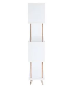 60.5" Bucklon Assymetrical Etagere White/Champagne - Aiden Lane -Bookshelves Sales Shop unnamed file 3564
