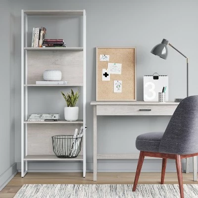 66.7" Paulo 4 Shelf Bookshelf White - Project 62™ 3 66.7" Paulo 4 Shelf Bookshelf White - Project 62™