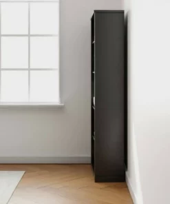 72" Elaine 5 Shelf Standard Bookcase - Brookside Home Dark Gray -Bookshelves Sales Shop unnamed file 3578