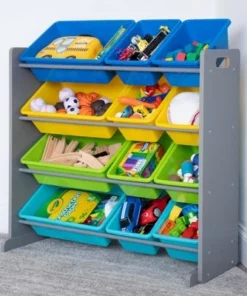 Elements Toy Storage Organizer with 12 Storage Bins - Humble Crew 17 Elements Toy Storage Organizer with 12 Storage Bins - Humble Crew -Bookshelves Sales Shop unnamed file 359