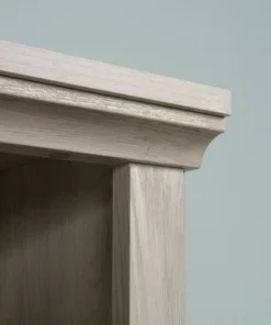 5 Shelf Bookcase with Doors - Sauder Black