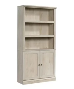 5 Shelf Bookcase with Doors - Sauder Black -Bookshelves Sales Shop unnamed file 3608