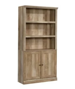 5 Shelf Bookcase with Doors - Sauder Black -Bookshelves Sales Shop unnamed file 3611