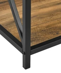 61" Modern Farmhouse X Frame Metal and Wood Media Bookshelf - Saracina Home Driftwood 17 61" Modern Farmhouse X Frame Metal and Wood Media Bookshelf - Saracina Home Driftwood -Bookshelves Sales Shop unnamed file 3633