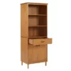 70" Murray High Rise Solid Wood Storage Hutch - Saracina Home Caramel 1 70" Murray High Rise Solid Wood Storage Hutch - Saracina Home Caramel -Bookshelves Sales Shop unnamed file 3640