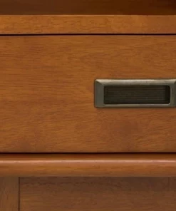 Tierney Solid Hardwood Mid Century Wide Bookcase and Storage Unit - Wyndenhall Teak -Bookshelves Sales Shop unnamed file 3657