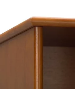 Tierney Solid Hardwood Mid Century Wide Bookcase and Storage Unit - Wyndenhall Teak -Bookshelves Sales Shop unnamed file 3661