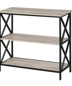 29.75" Tucson 3 Tier Bookcase - Breighton Home Sandstone -Bookshelves Sales Shop unnamed file 3680