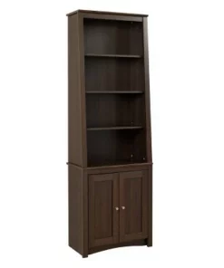 Tall Slant-Back Bookcase with 2 Shaker Doors Espresso - Prepac 8 Tall Slant-Back Bookcase with 2 Shaker Doors Espresso - Prepac -Bookshelves Sales Shop unnamed file 3734