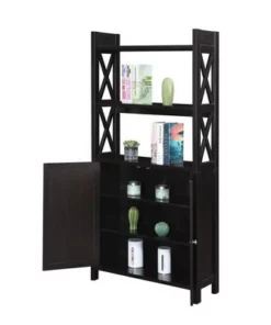 Oxford Bookcase with Cabinet - Breighton Home Weathered Gray -Bookshelves Sales Shop unnamed file 3740