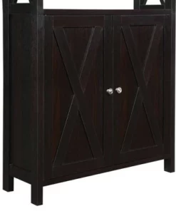 Oxford Bookcase with Cabinet - Breighton Home Weathered Gray -Bookshelves Sales Shop unnamed file 3741