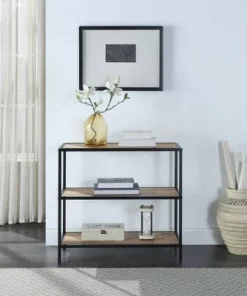 30" Quinton 2 Shelf Bookcase Salvage Oak - OSP Home Furnishings -Bookshelves Sales Shop unnamed file 3748