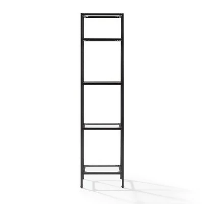73" Aimee Narrow Etagere Oil Rubbed Bronze - Crosley 3 73" Aimee Narrow Etagere Oil Rubbed Bronze - Crosley