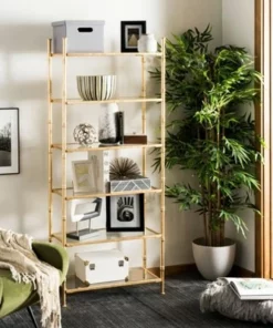 Arden 6 Tier Etagere Clear - Safavieh