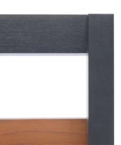 71.96" Lavina 3 Shelves and 1 Door Etagere Natural/Charcoal - Safavieh -Bookshelves Sales Shop unnamed file 3785