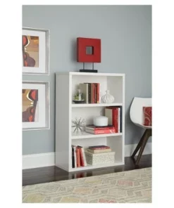 44" 3 Shelf Bookshelf White - ClosetMaid