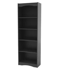 72" Hawthorn Tall Adjustable Bookcase - CorLiving Black