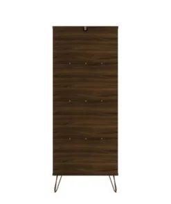 Rockefeller 4 Shelf Bookcase - Manhattan Comfort Black -Bookshelves Sales Shop unnamed file 3820