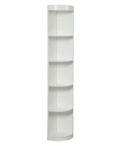 Hawley Contemporary Corner Shelf Display White - HOMES: Inside + Out -Bookshelves Sales Shop unnamed file 3829
