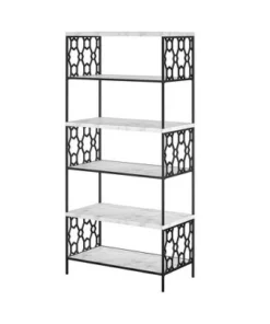 Ella 5 Shelf Bookcase - CosmoLiving by Cosmopolitan Black/white 18 Ella 5 Shelf Bookcase - CosmoLiving by Cosmopolitan Black/white -Bookshelves Sales Shop unnamed file 3858