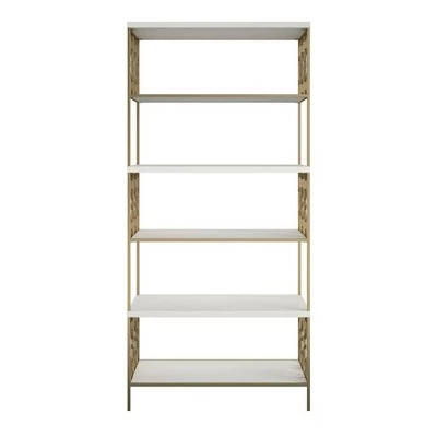 Ella 5 Shelf Bookcase - CosmoLiving by Cosmopolitan Black/white 11 Ella 5 Shelf Bookcase - CosmoLiving by Cosmopolitan Black/white - Image 9