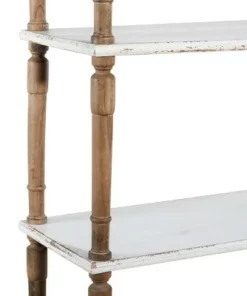 Olivia & May Farmhouse Wood Rectangle Shelving Unit White - Olivia & May -Bookshelves Sales Shop unnamed file 3862