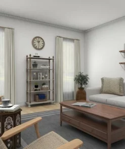 Olivia & May Farmhouse Wood Rectangle Shelving Unit White - Olivia & May -Bookshelves Sales Shop unnamed file 3870