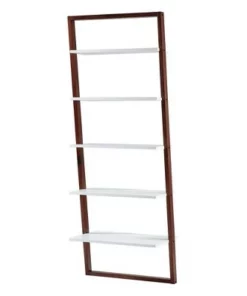 Phyliss White Metal Leaning Ladder Shelves - Inspire Q Espresso 13 Phyliss White Metal Leaning Ladder Shelves - Inspire Q Espresso -Bookshelves Sales Shop unnamed file 3880