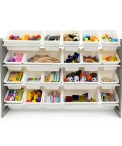 XL Toy Organizer with 20 Bins Inspire Collection Gray/White - Humble Crew 9 XL Toy Organizer with 20 Bins Inspire Collection Gray/White - Humble Crew -Bookshelves Sales Shop unnamed file 39