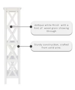 Davis Bookcase - Linon Driftwood -Bookshelves Sales Shop unnamed file 3936