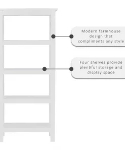 Davis Bookcase - Linon Driftwood -Bookshelves Sales Shop unnamed file 3937