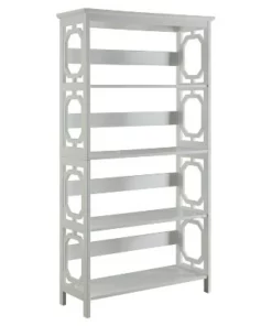 Breighton Home Omega 5 Tier Bookcase 59.75" - Convenience Concepts® Black -Bookshelves Sales Shop unnamed file 3962