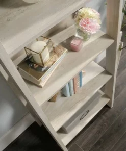 71" 5 Shelf Trestle Bookshelf Chalked Chestnut - Sauder -Bookshelves Sales Shop unnamed file 3965