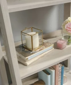 71" 5 Shelf Trestle Bookshelf Chalked Chestnut - Sauder -Bookshelves Sales Shop unnamed file 3966