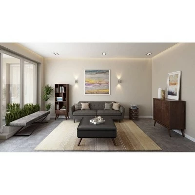 Tierney Solid Hardwood Mid Century Bookcase and Storage Unit - WyndenHall Teak 11 Tierney Solid Hardwood Mid Century Bookcase and Storage Unit - WyndenHall Teak - Image 9