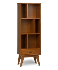 Tierney Solid Hardwood Mid Century Bookcase and Storage Unit - WyndenHall Teak 23 Tierney Solid Hardwood Mid Century Bookcase and Storage Unit - WyndenHall Teak -Bookshelves Sales Shop unnamed file 3977