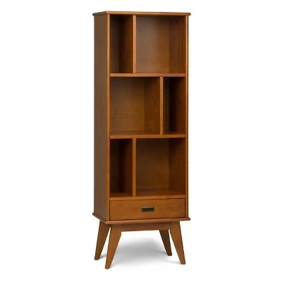 Tierney Solid Hardwood Mid Century Bookcase and Storage Unit - WyndenHall Teak 13 Tierney Solid Hardwood Mid Century Bookcase and Storage Unit - WyndenHall Teak - Image 11