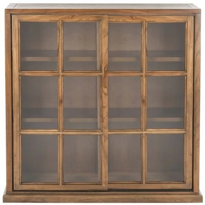 Claros 40.2" Bookcase - Safavieh Teak 9 Claros 40.2" Bookcase - Safavieh Teak - Image 7