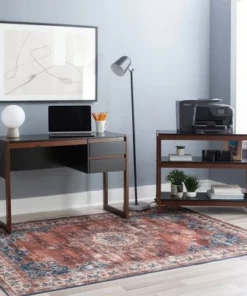 29.5" Sierah Low Bookcase - Linon Black/walnut -Bookshelves Sales Shop unnamed file 3995