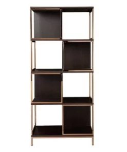 71.75" Sionwark Modern Etagere Brown/Champagne - Aiden Lane -Bookshelves Sales Shop unnamed file 4013