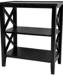 Oriental Furniture 26.5" Architectural Book Case Table White