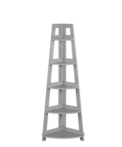 Kids' 5 Tier Corner Ladder Shelf - RiverRidge Home Gray -Bookshelves Sales Shop unnamed file 4028