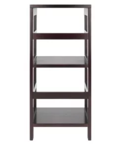 29.21" 2 Tier Leo Shelf Storage or Bookshelf Narrow Espresso Finish - Winsome -Bookshelves Sales Shop unnamed file 4047