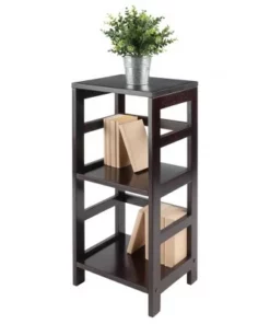 29.21" 2 Tier Leo Shelf Storage or Bookshelf Narrow Espresso Finish - Winsome -Bookshelves Sales Shop unnamed file 4049
