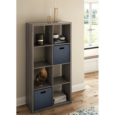 ClosetMaid Bookcase Open Back 8-Cube Storage Organizer, Graphite Gray (2 Pack) 4 ClosetMaid Bookcase Open Back 8-Cube Storage Organizer, Graphite Gray (2 Pack) - Image 2
